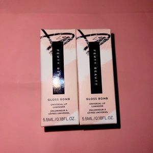 2 fenty gloss and mac lipglass amazing bundle*